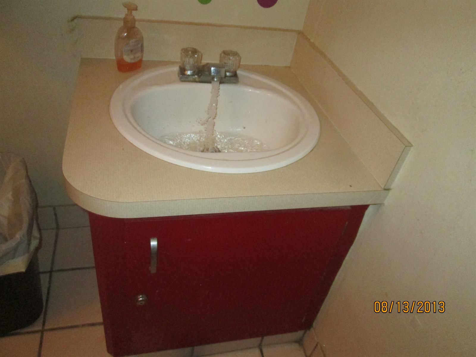 Plumbing fixture inspection photo