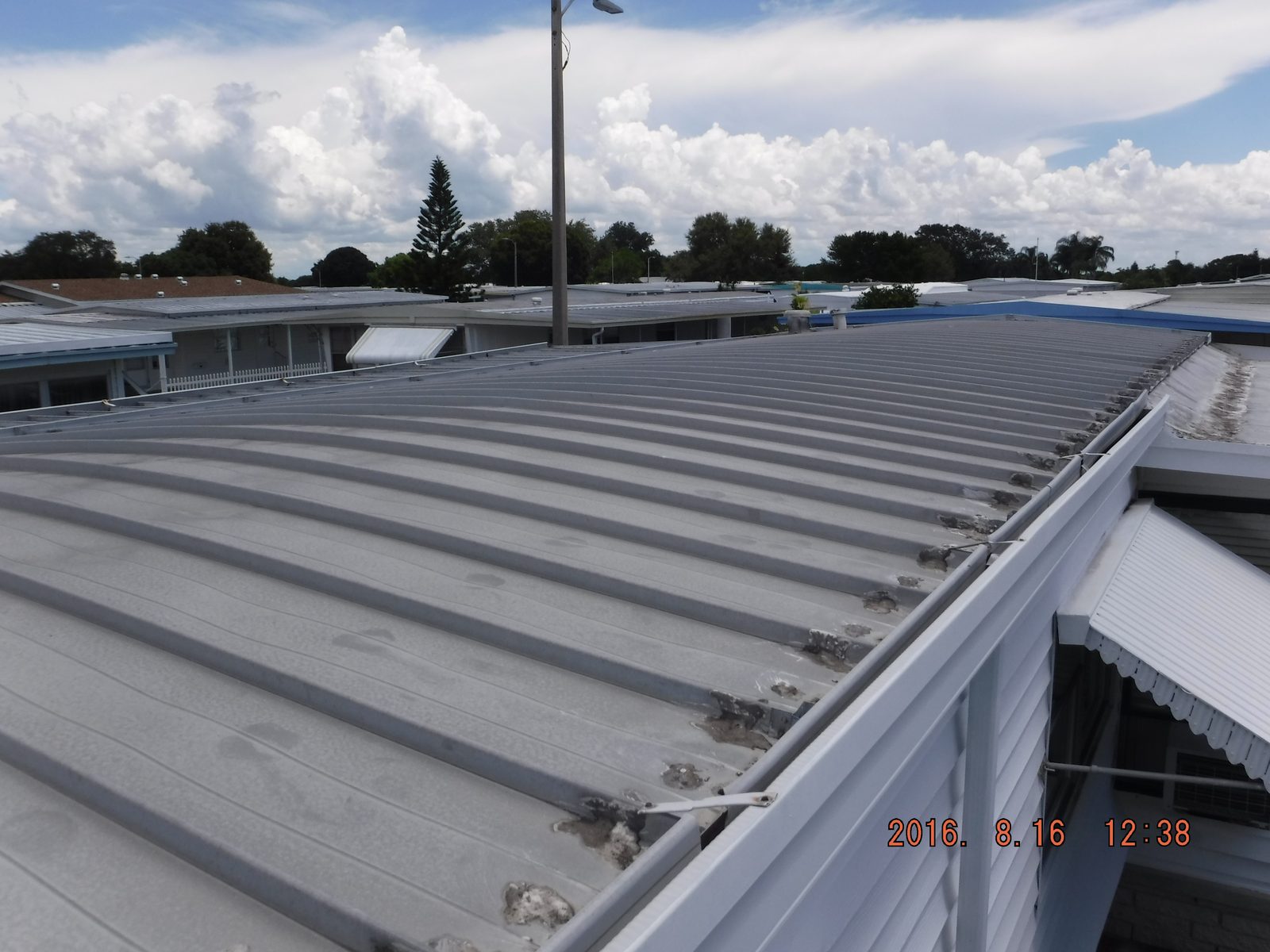 Roof inspection photo