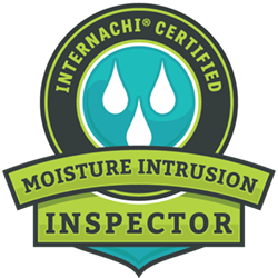 Moisture intrusion inspector badge