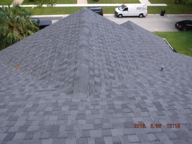 Roof certification report support photo