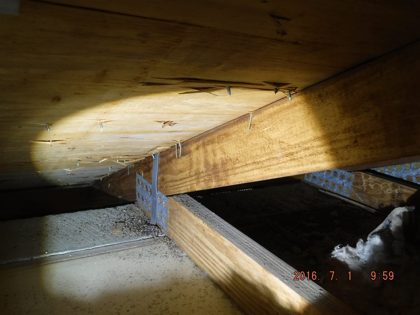 Roof to wall single wrap